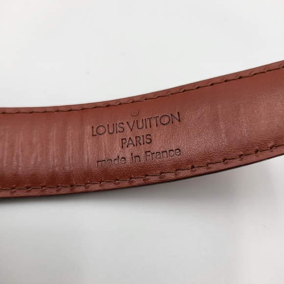 Louis Vuitton Box of 2 Belts Epi & Taiga Leather..Authentic.. main image 4